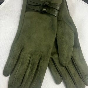 Olive Green  Gloves